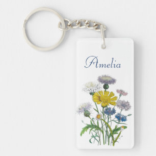 Carnival of flowers key ring