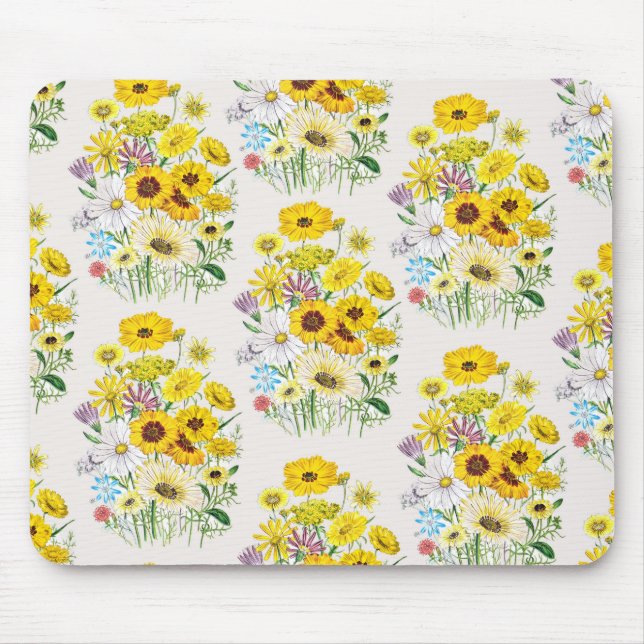 Carnival of flowers mouse mat (Front)