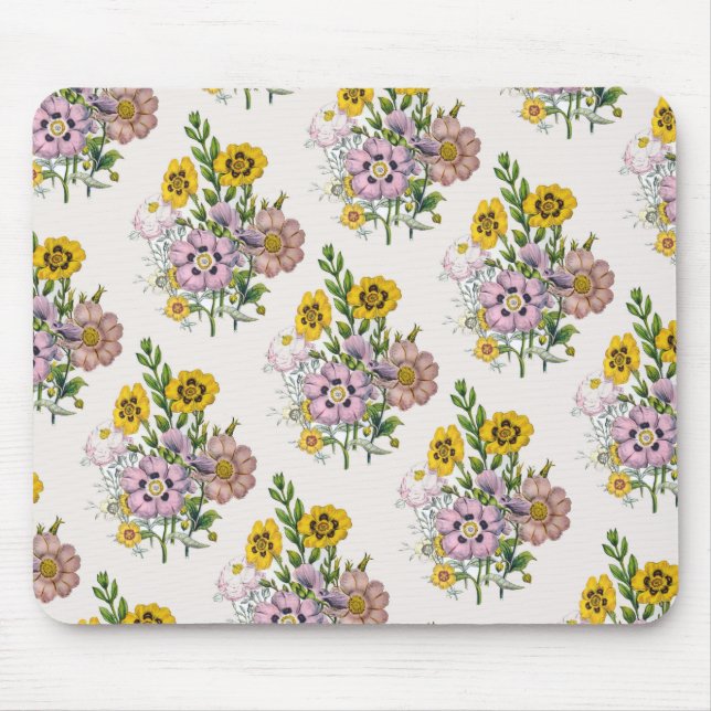 Carnival of flowers mouse mat (Front)
