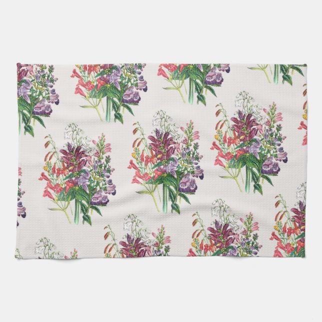 Carnival of flowers tea towel (Horizontal)