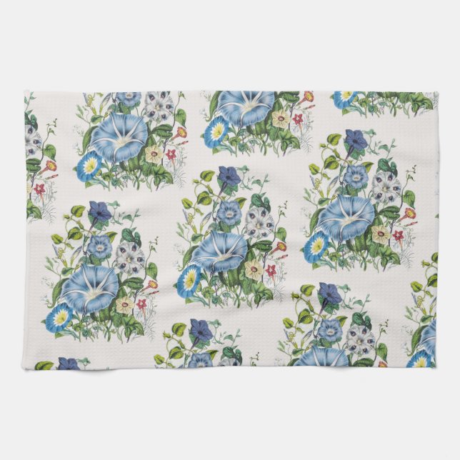Carnival of flowers tea towel (Horizontal)
