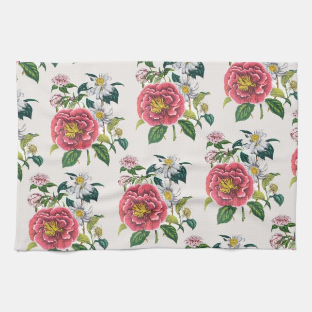 Carnival of flowers tea towel (Horizontal)