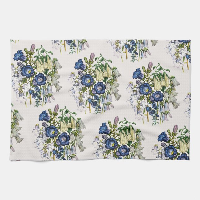 Carnival of flowers tea towel (Horizontal)