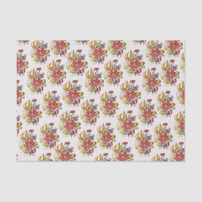 Carnival of flowers tissue paper (Front)