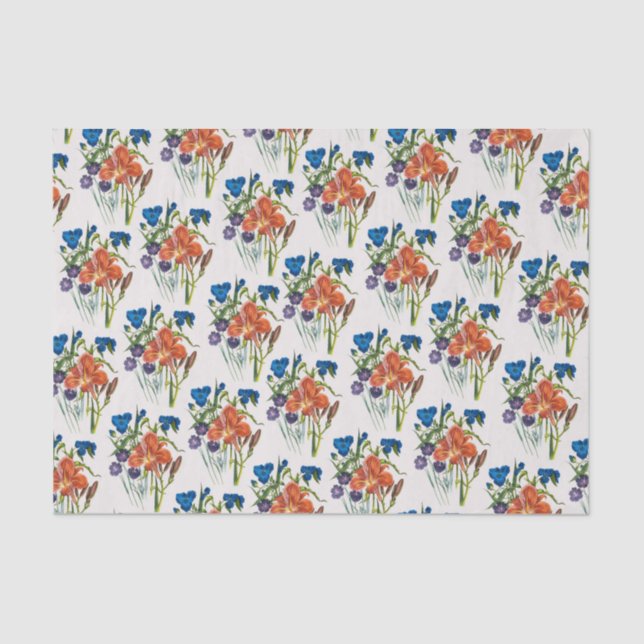 Carnival of flowers tissue paper (Front)