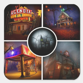 Carnival of Shadows: Enter the Twisted Funhouses Square Sticker