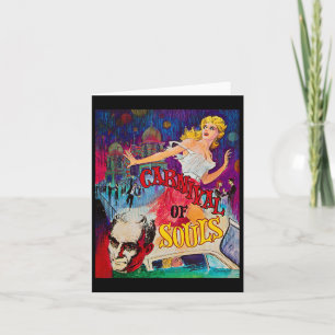 Carnival Of Souls Halloween Monster Poster Horror  Card