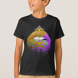 Carnival Party Costume Masquerade Lips Women Gift T-Shirt