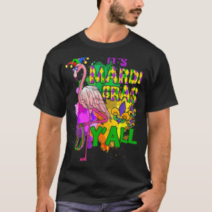 Carnival Party  Idea Flamingo Mardi Gras 4 T-Shirt
