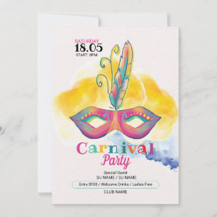 Carnival Party Invitation