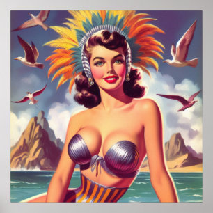 Carnival Pin-up Poster