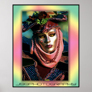 carnival pink lips poster