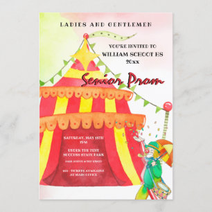 Carnival Prom Invitation