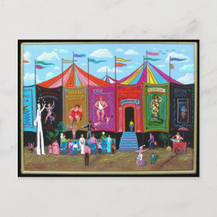 Carnival Sideshow Postcard