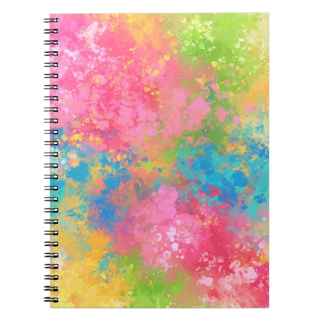 Carnival Splatter Notebook (Front)