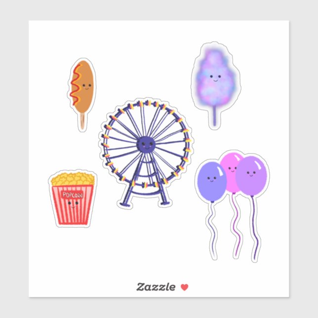 Carnival Stickers (Sheet)