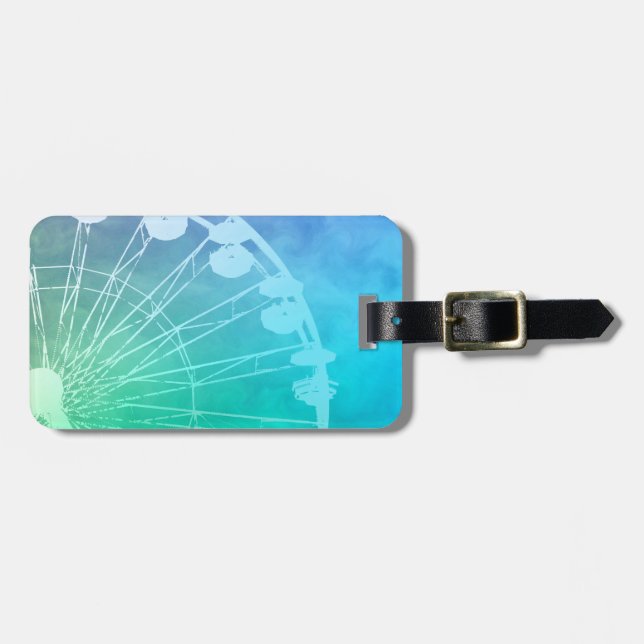 Carnival Summer design Luggage Tag (Front Horizontal)