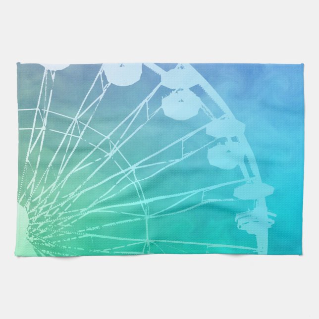 Carnival Summer design Tea Towel (Horizontal)