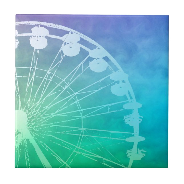 Carnival Summer design Tile (Front)