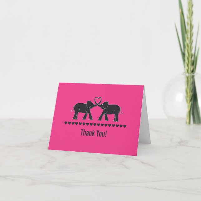 Carnival Ticket Thank You Note Card (Front)