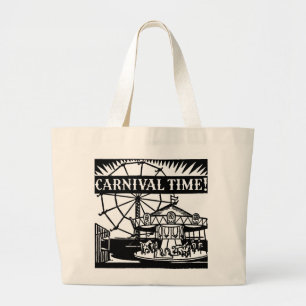 Carnival Time Large Tote Bag