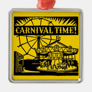 Carnival Time Metal Tree Decoration