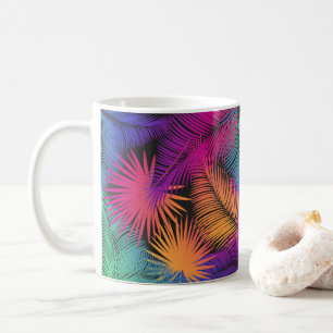 Carnival Travel Tropical palm tree leaves Jungle Coffee Mug