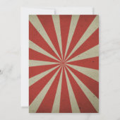 carnival wedding invitations (Back)