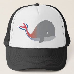 Carnival Whale Tail Cartoon Cruise Trucker Hat