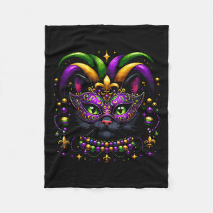 Carnival Women Girl Costume Top Outfit Mardi Gras  Fleece Blanket