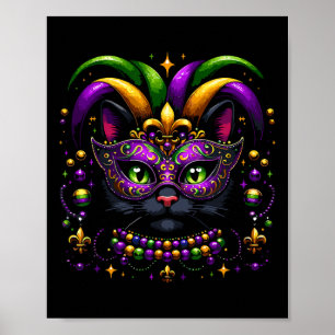 Carnival Women Girl Costume Top Outfit Mardi Gras  Poster