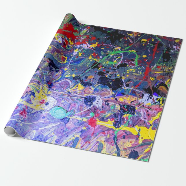 Carnival Wrapping Paper (Unrolled)