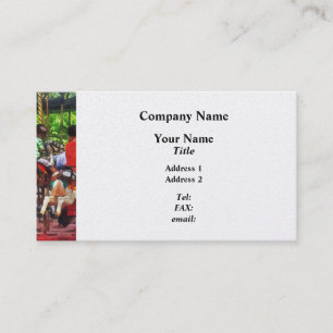 Carnivals - Friends on the Merry-Go-Round Business Card