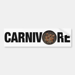 Carnivore bumper sticker