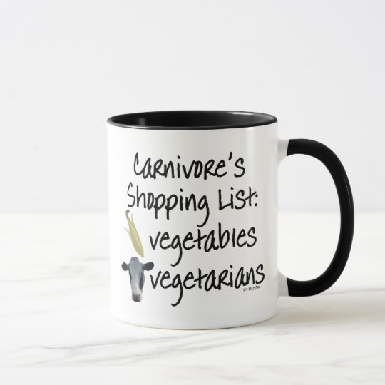 Carnivore Shopping List Mug
