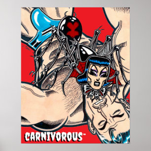 Carnivorous™/Black Widow Poster