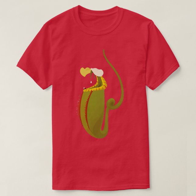 Carnivorous Nepenthes Pitcher Plant Botany Plant L T-Shirt (Design Front)
