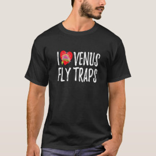 Carnivorous Plant I Love Venus Flytrap Garden Bota T-Shirt
