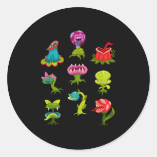Carnivorous Plants Lover Kids Sarracenia Venus Fly Classic Round Sticker