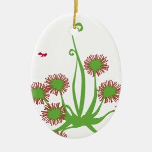 Carnivorous Sundew Plant Ceramic Tree Decoration
