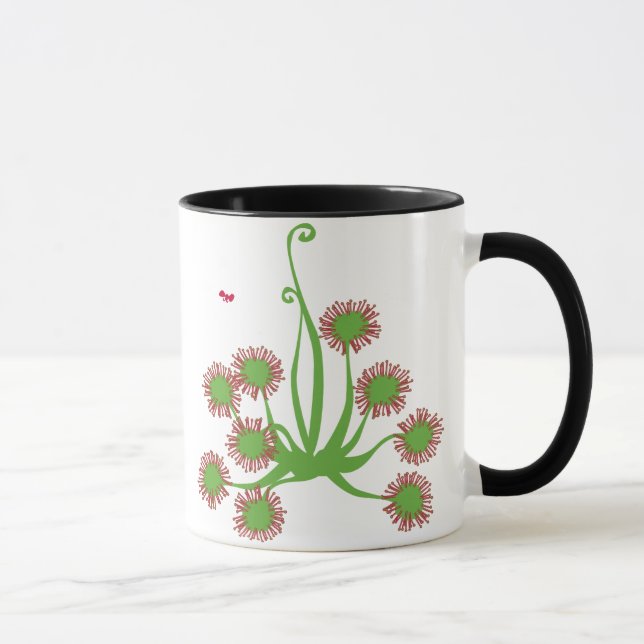 Carnivorous Sundew Plant Mug (Right)