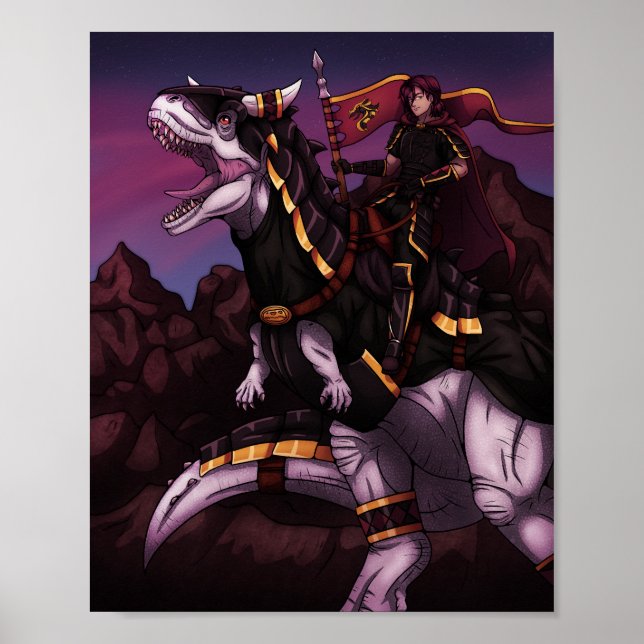 Carnotaurus Knight Poster (Front)