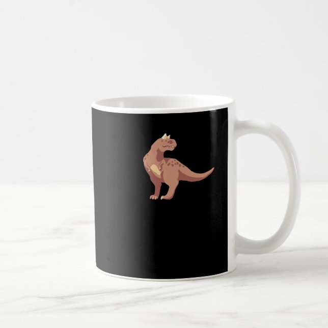 Carnotaurus Sticker  Coffee Mug (Right)