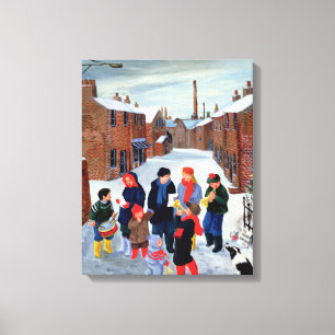 Carol Singers Canvas Print