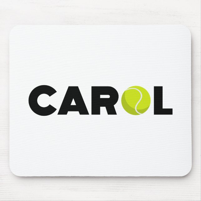 Carol Tennis Mouse Mat (Front)