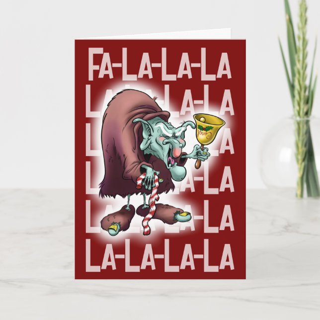 CAROL the ANCIENT YULETIDE TROLL by Jeff Willis Ar Card (Front)