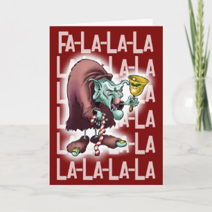CAROL the YULETIDE TROLL (matte) - Jeff Willis Art Card