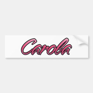 Carola faded pink Aufkleber Sticker
