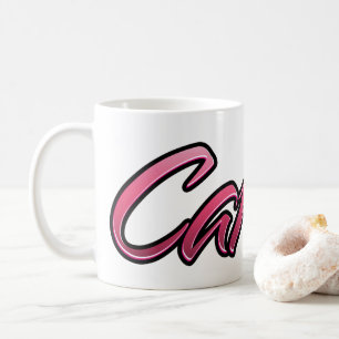 Carola faded pink cup tea cup coffee cup
