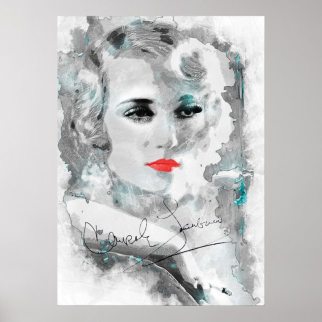 Carole Lombard Poster (Front)